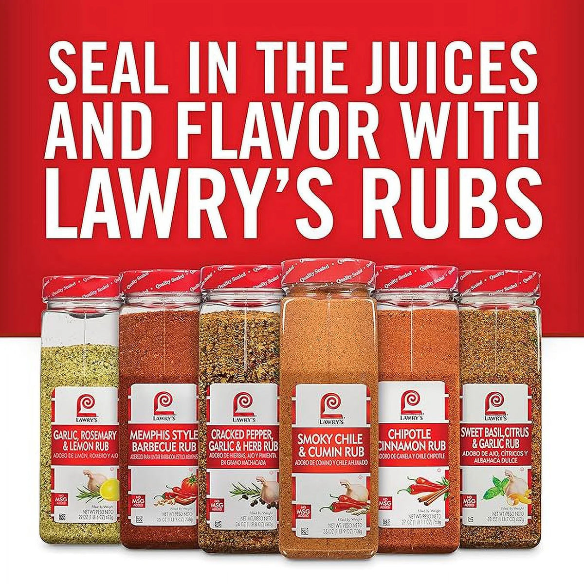 Garlic Pepper Rub 24 oz A329