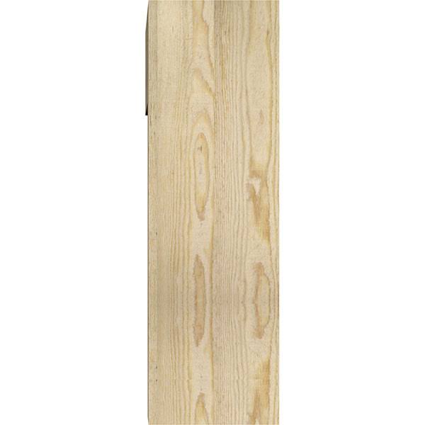 8x22W x 26x22D x 26x22H Douglas Fir Bracket with Offset Brace I6019
