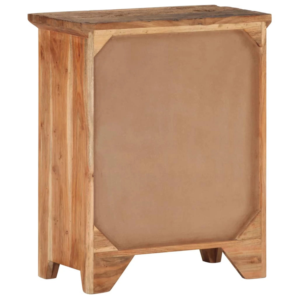 3 Drawer Acacia and Reclaimed Wood Sideboard P519