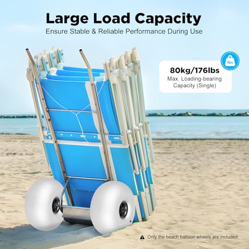 9" 10" 16" Inflatable Replacement Wheels 2-Pack with PE Hub S4978
