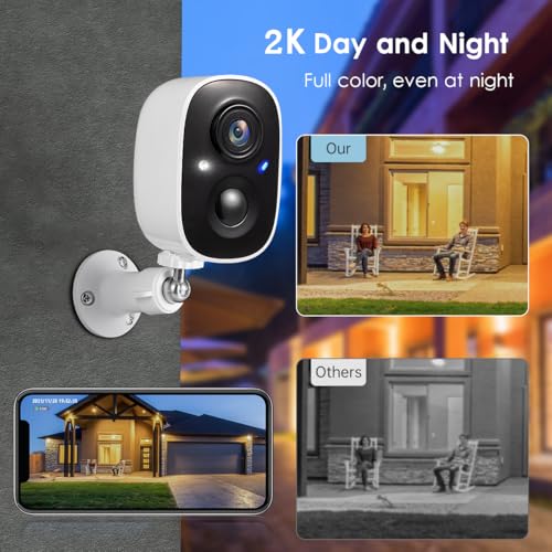 Wireless Outdoor Security Cameras 2K 2-Pack Q6723