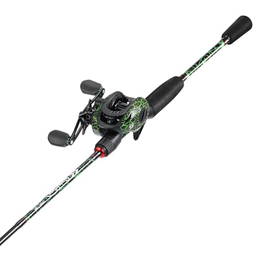 Fishing Rod Combo with Baitcasting Spinning Reel K98176