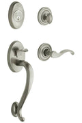 Satin Nickel Single Cylinder Handleset E73933
