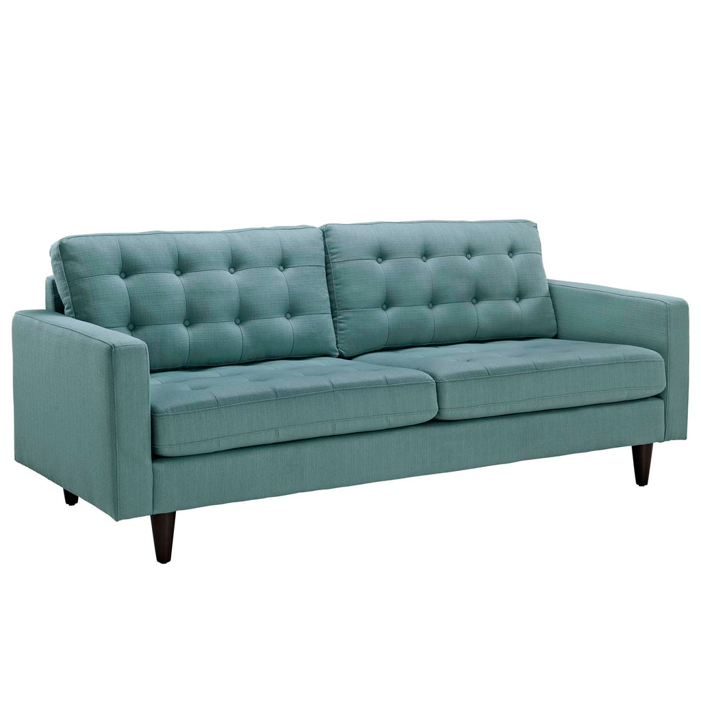 Blue Fabric Armchair Loveseat and Sofa Set O793
