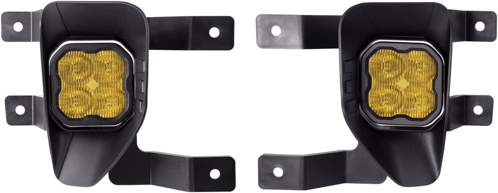 Yellow SAE/DOT LED Fog Light Kit for Chevrolet Silverado 1500 LD 2019 J8668