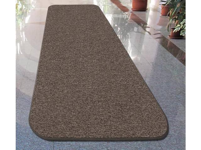 12 ft. x 48 in. Pebble Gray Skid-Resistant Carpet Runner H51412