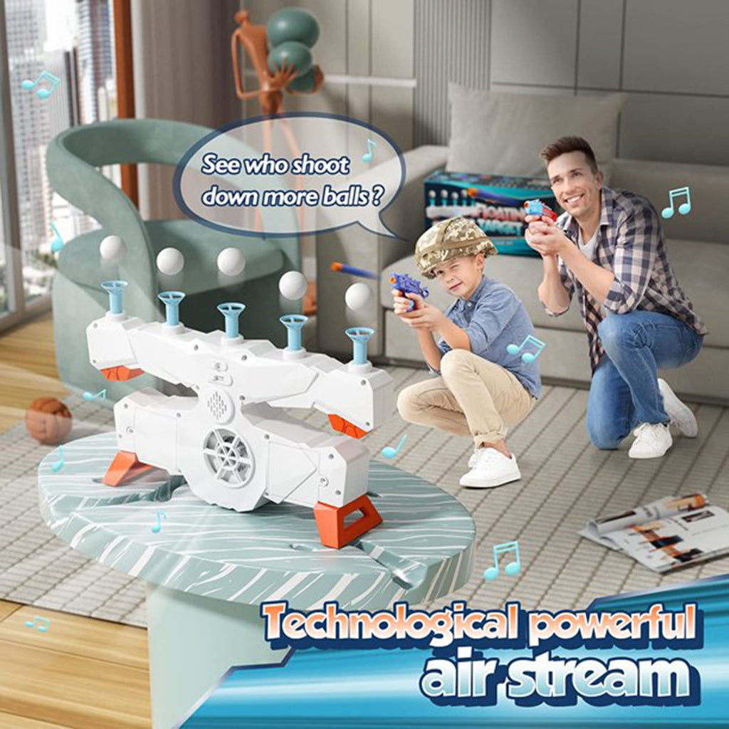 Floating Ball Targets with 2 Foam Shooting Guns Toy Game Set D8070