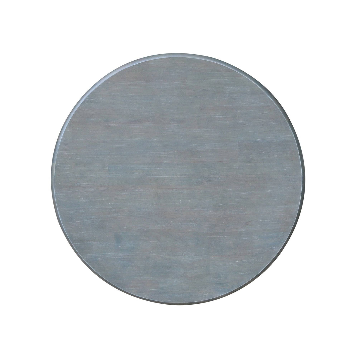 White/Heather Gray Round Top Pedestal Table P1542