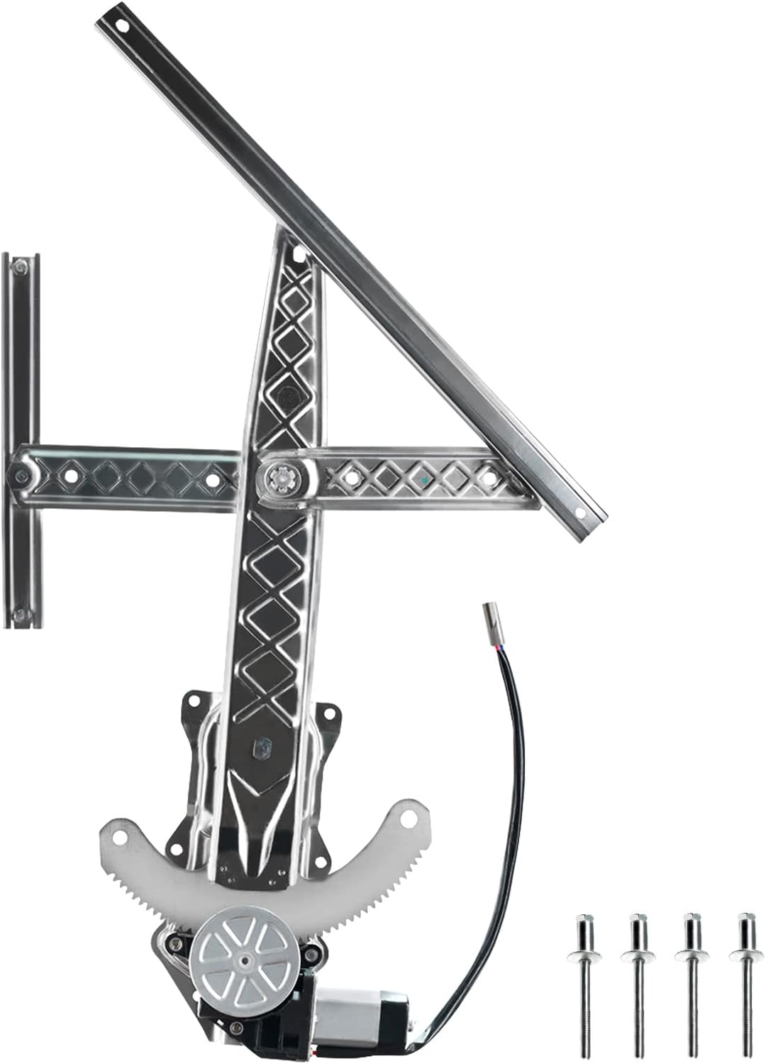 Electric Power Window Regulator with Motor Front Left Driver Side Pack of 2 V37071