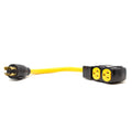 Heavy Duty L14-30P to 5-20R Power Cord with Attachment Clips R31762