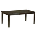 Cappuccino Rectangular Dining Table with Butterfly Leaf X284