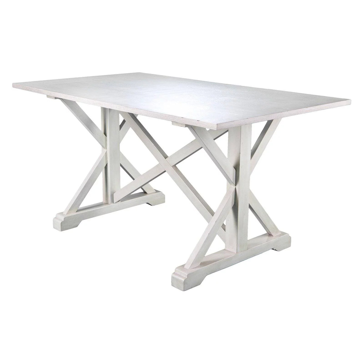 Farmhouse Dining Table in White G3809