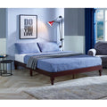 Full Size 12 Inch Solid Wood Platform Bed with Under Bed Storage A566109