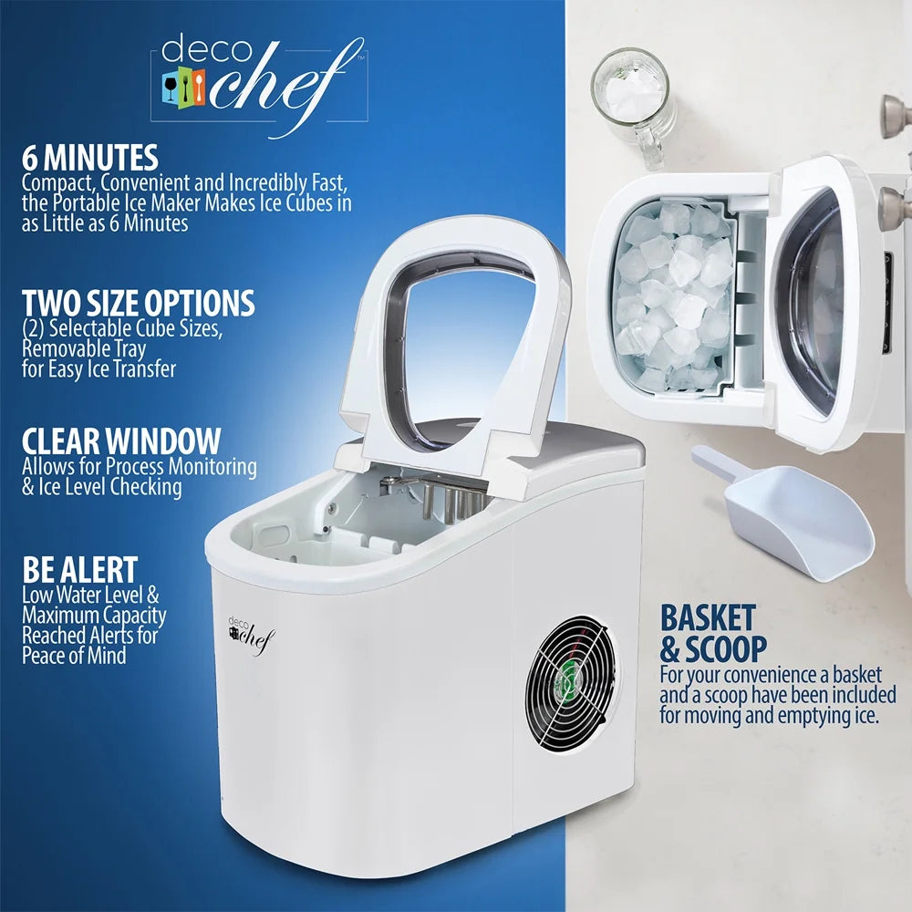 Compact Electric Ice Maker White G64261