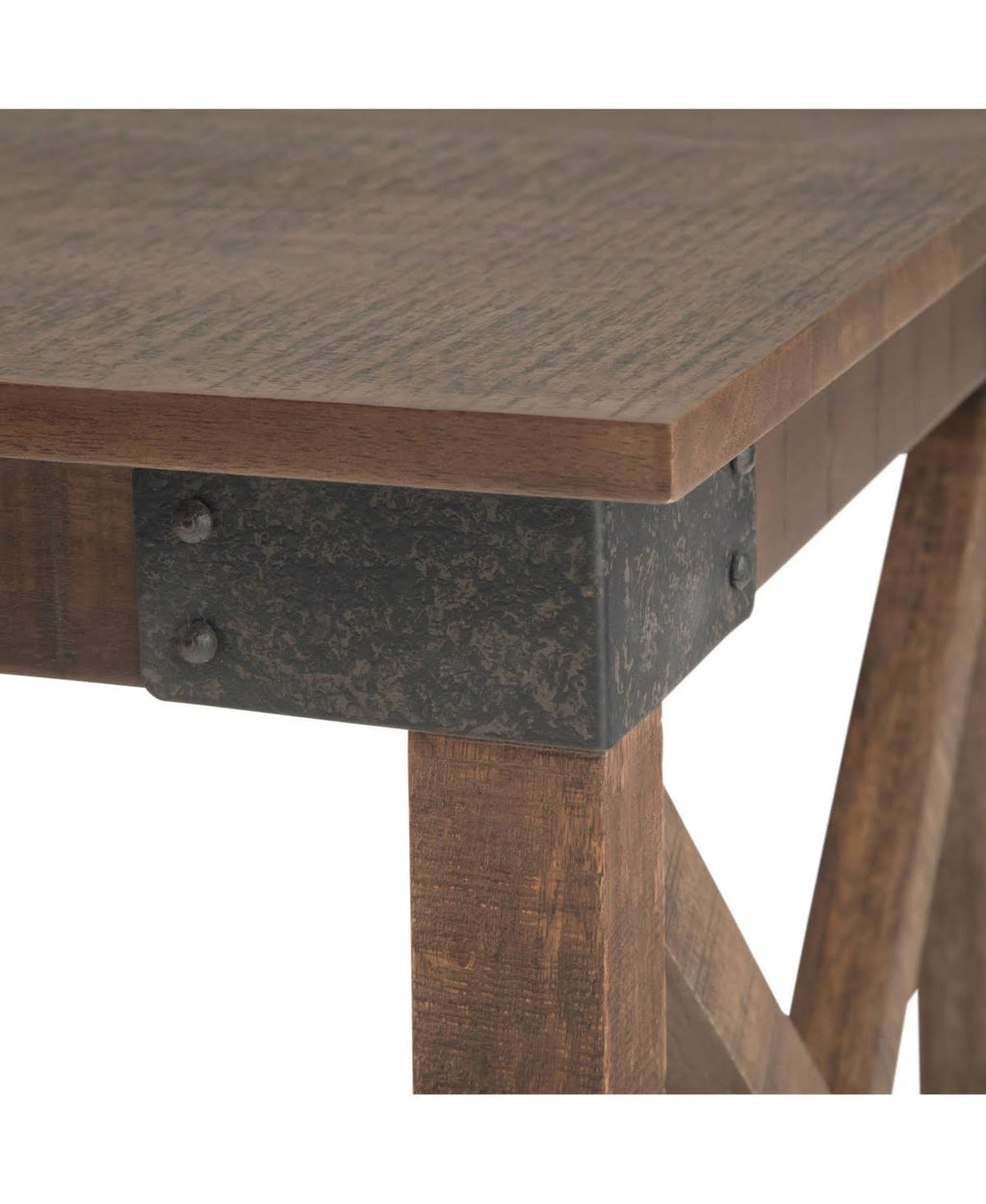 Distressed Brown End Table R240845