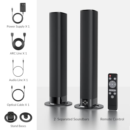 Detachable Soundbar with Bluetooth ARC Opt AUX L456016
