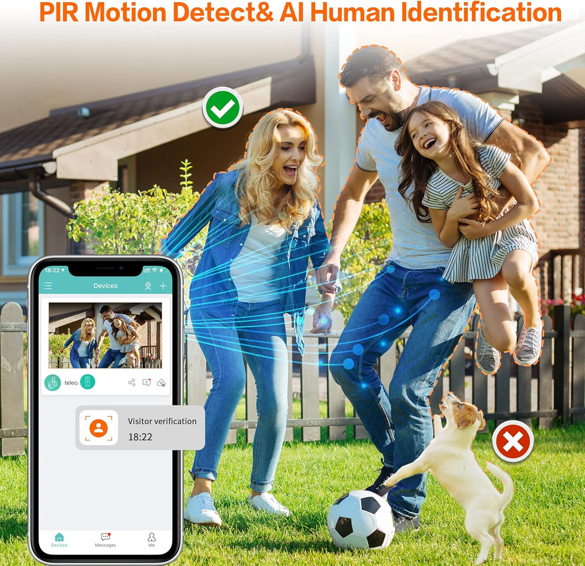 2K Wireless Video Doorbell Camera with Night Vision E698511