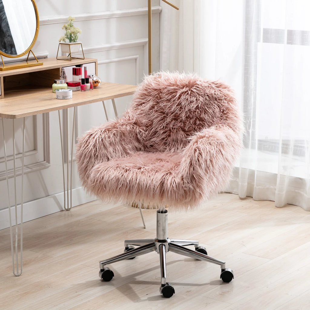 Faux Fur Home Office Chair S635