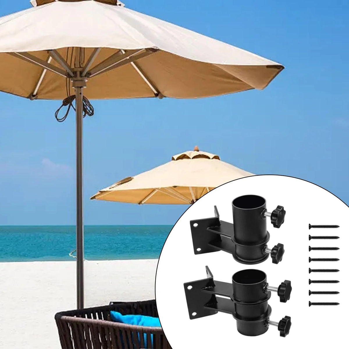 Adjustable Patio Umbrella Stand Mount T1996