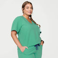 XS Surgical Green One Pocket Scrub Top Z766
