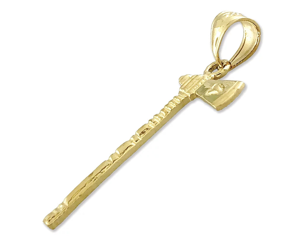 14K Gold Ax Charm Z64034