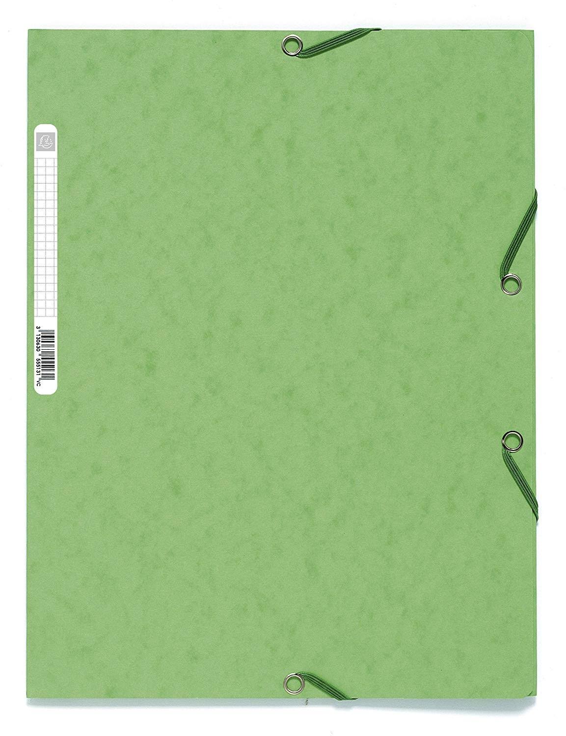 Soft Green A4 3 Flap Folders, Pack of 25 M18182