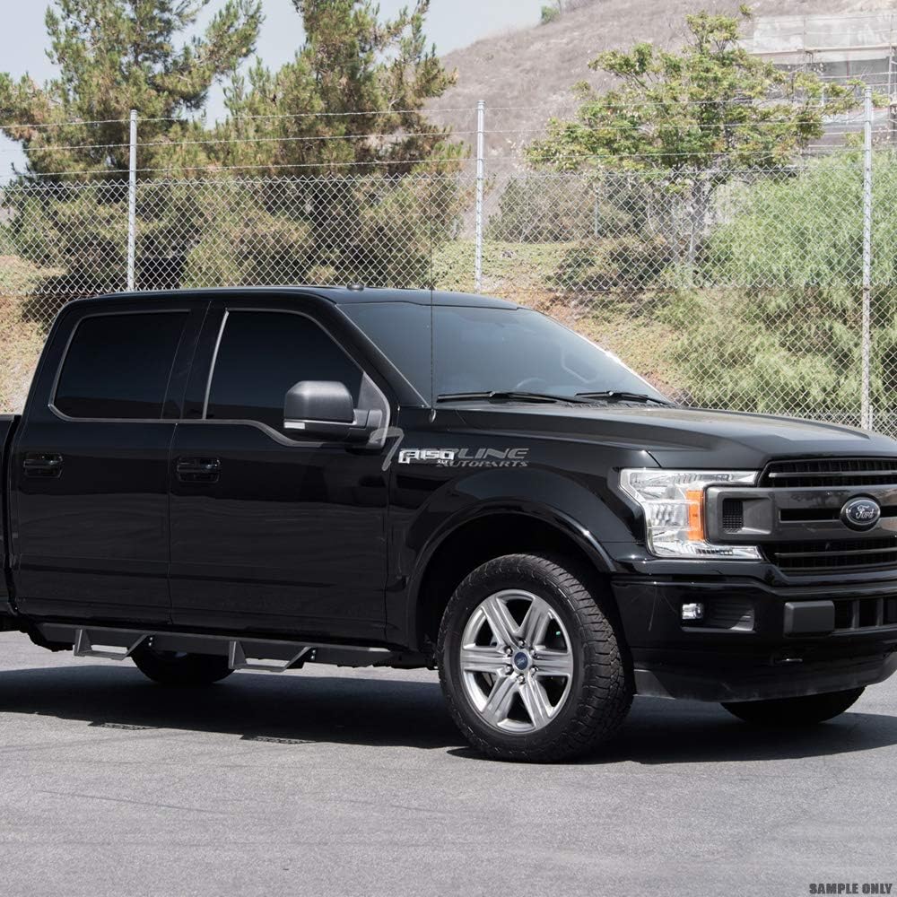Matte Black Modular Side Nerf Bars Running Boards for Toyota Tundra CrewMax Cab P44018