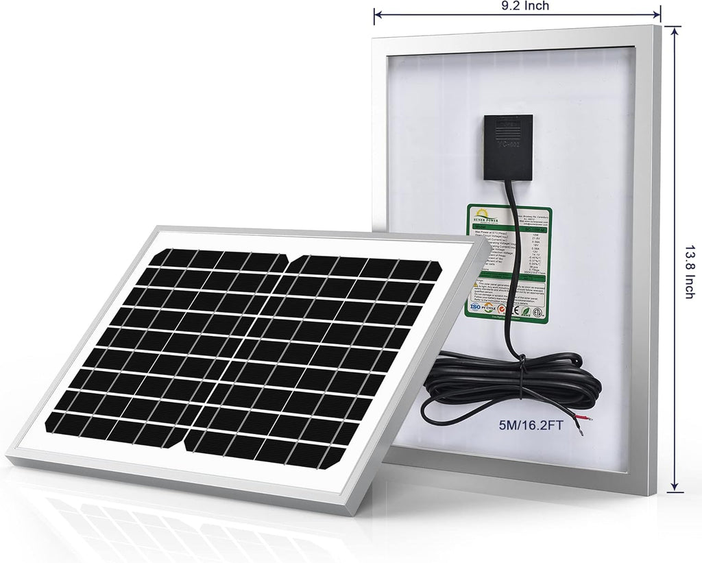 10 Watt Solar Panel Charger Kit with Tubular Mount Bracket S190738