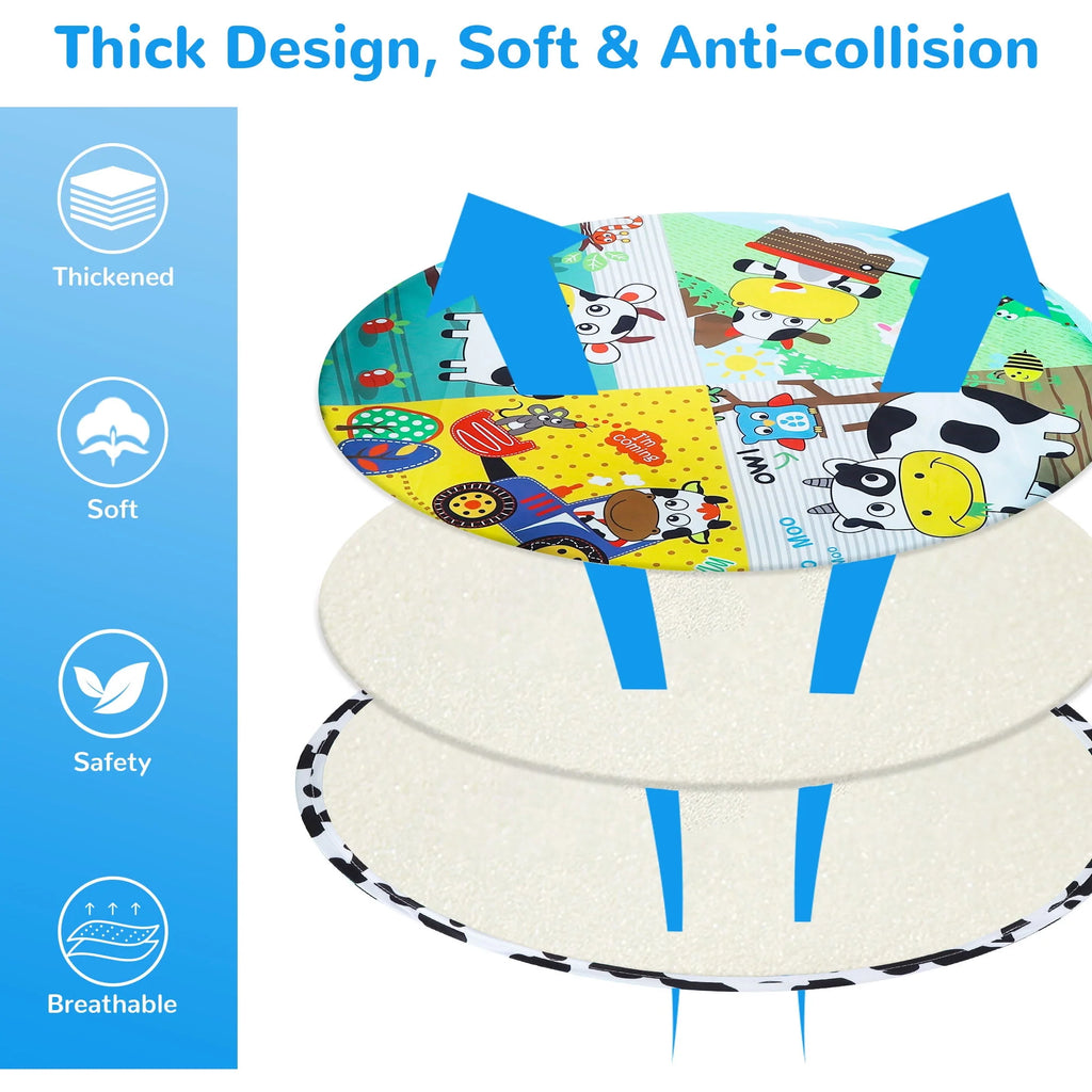 Baby Play Mat with 4 Hanging Toys 30 Balls Y430945