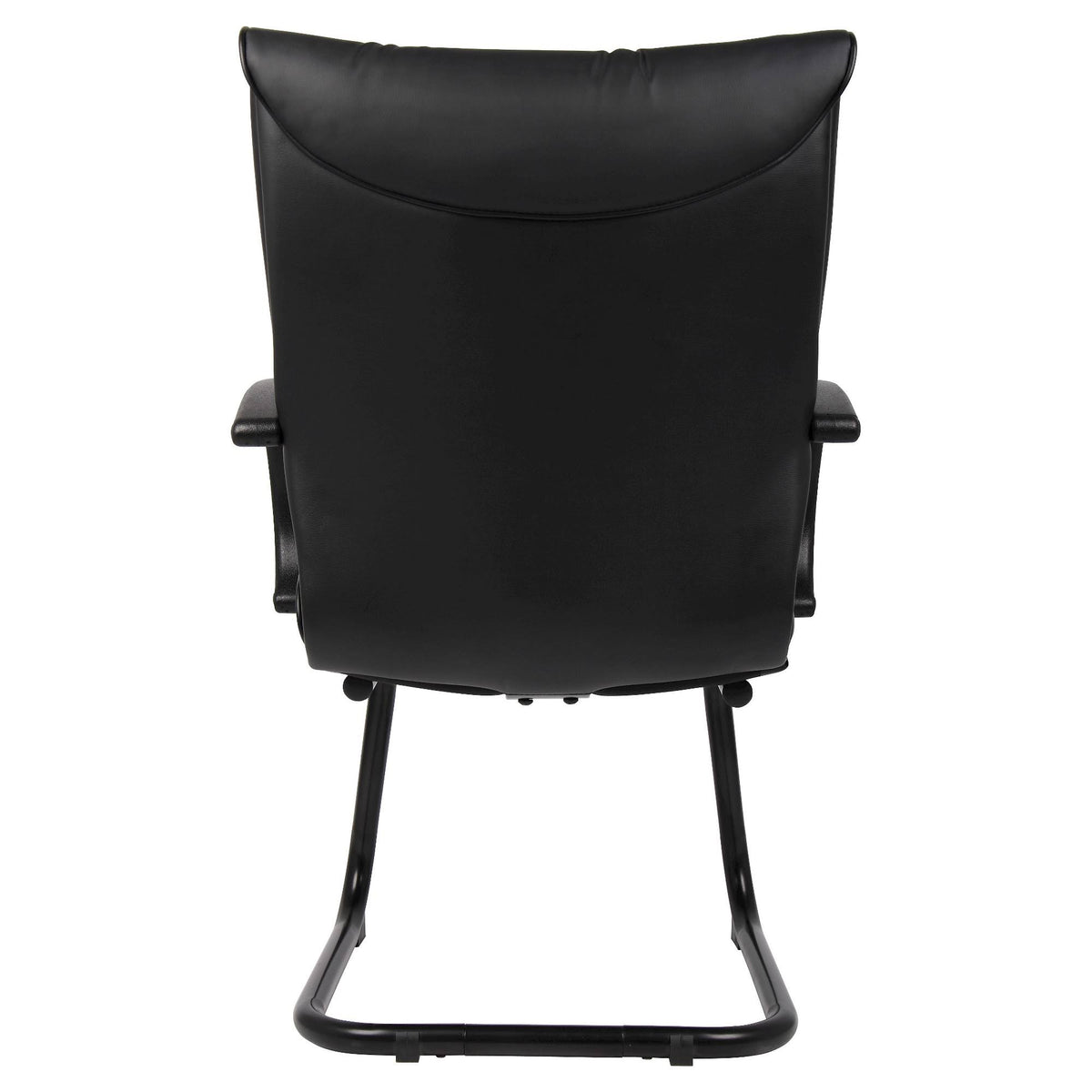 Black LeatherPlus Guest Chair Q666
