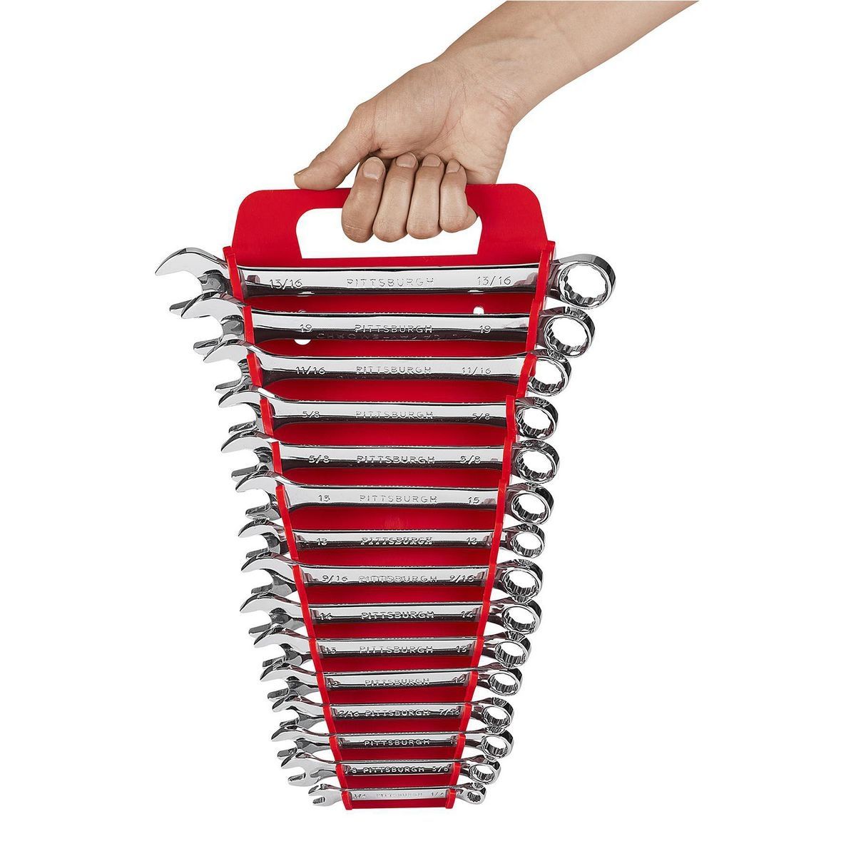15-Slot Wrench Organizer, 2-Piece M877