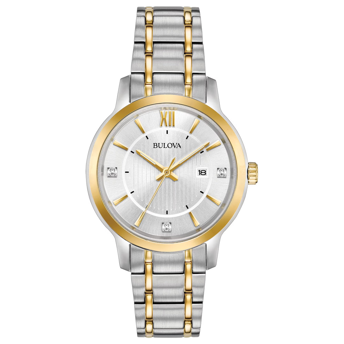 Diamond Two-Tone Stainless Steel Watch K545