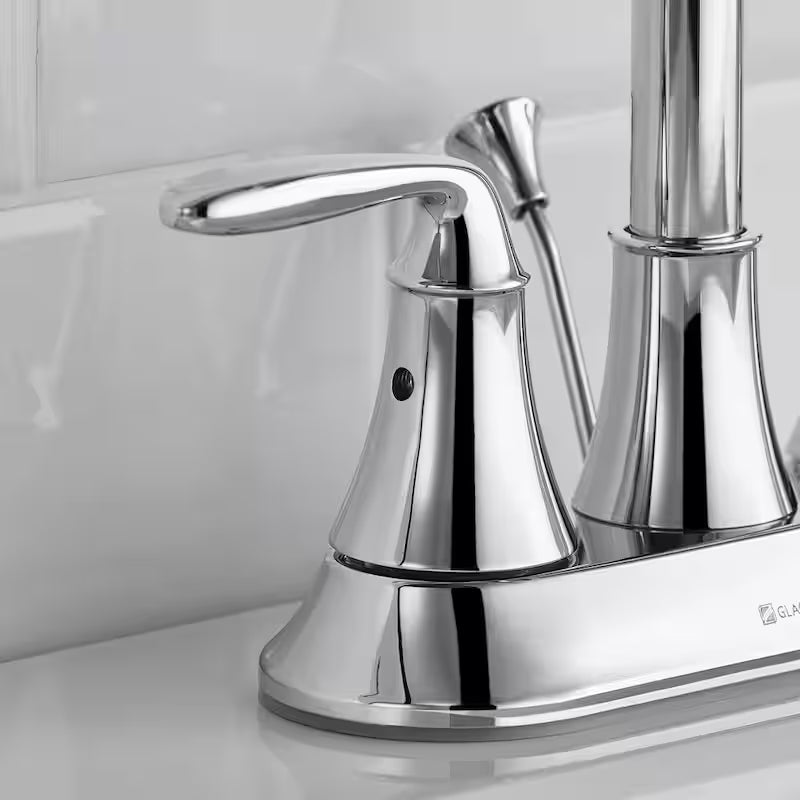 2-Handle High-Arc Bathroom Faucet in Chrome L14600