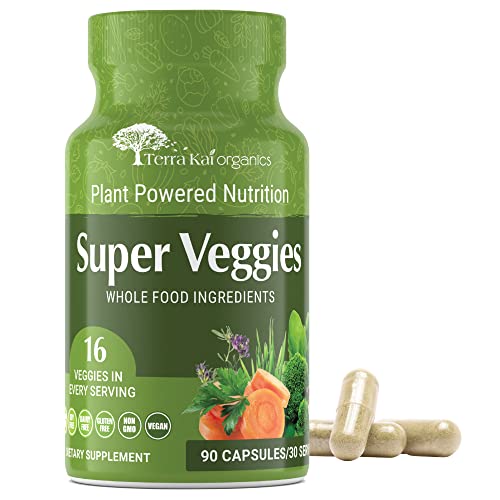 Organic Super Veggies Supplement 90 Capsules D3790