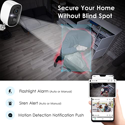Wireless Outdoor Security Cameras 2K 2-Pack Q6723
