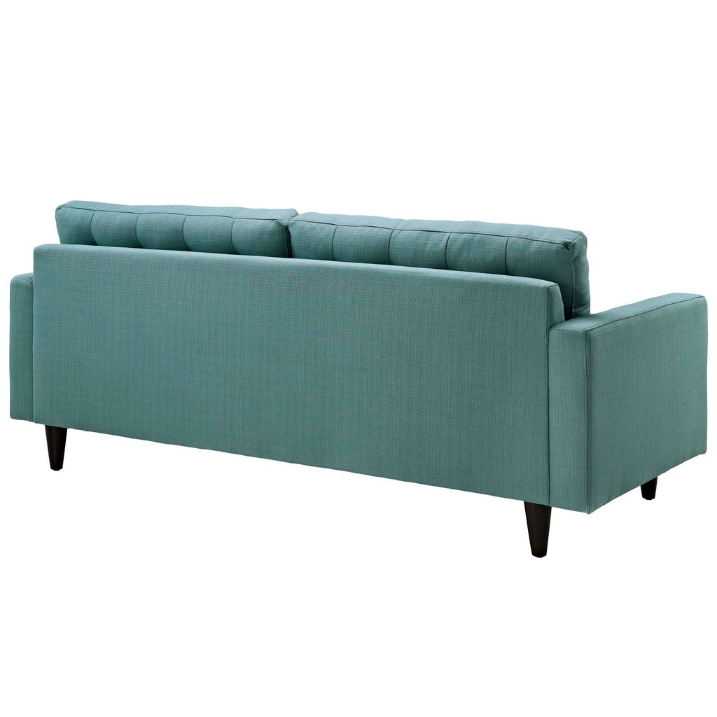 Blue Fabric Armchair Loveseat and Sofa Set O793