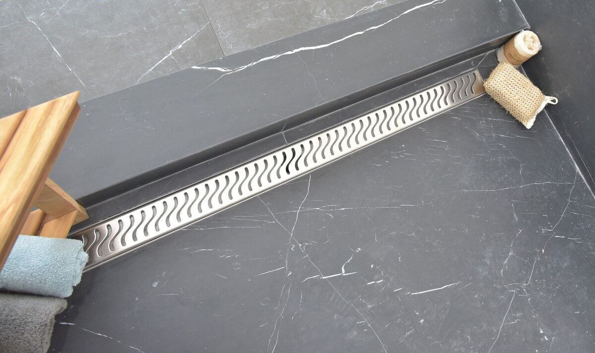 Rectangle Shower Floor Drain with Hair Catcher T470233