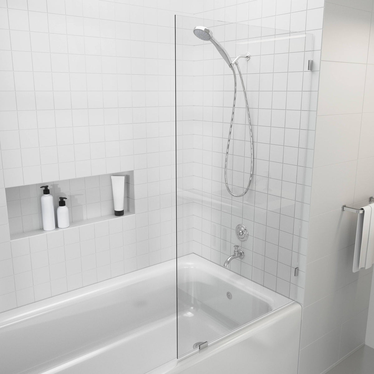 Frameless Shower Bath Fixed Panel R443215