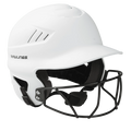 Matte White Fastpitch Softball Helmet with Face Guard R862472