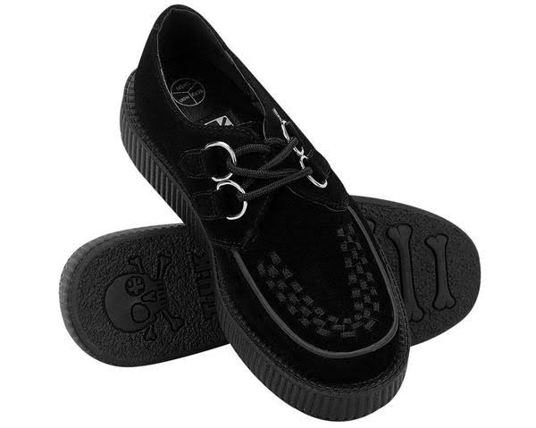 Black Suede Low Creeper Z79058