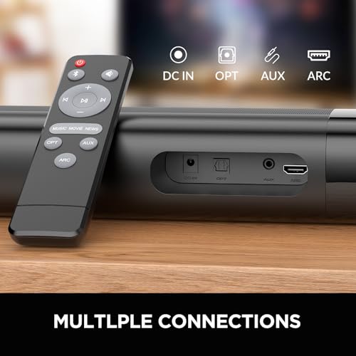 Detachable Soundbar with Bluetooth ARC Opt AUX L456016