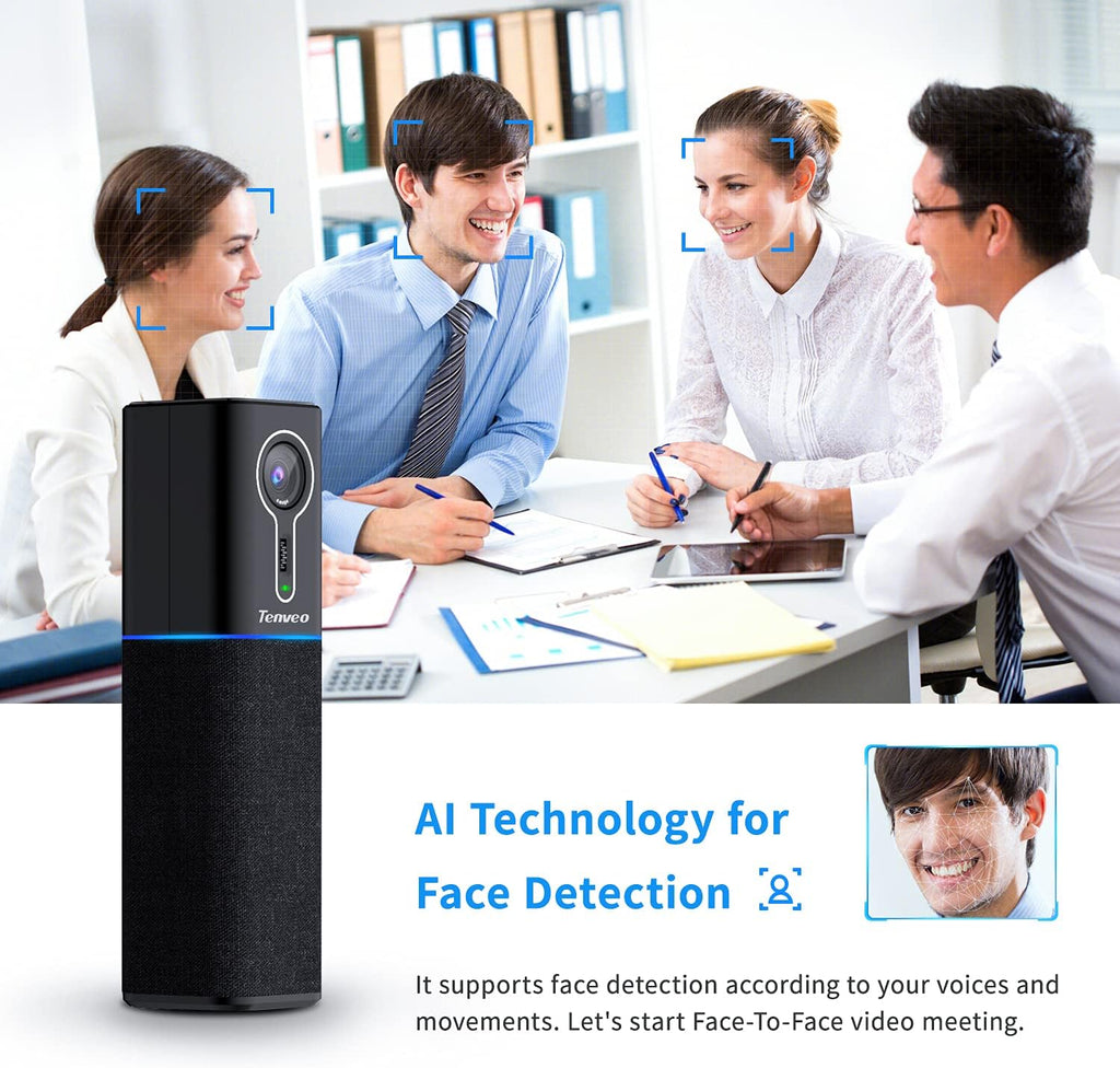 2K HD AI Conference Camera with Speaker and Microphone F5994