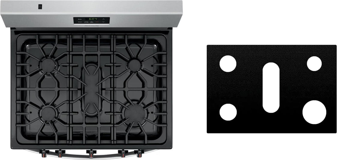 Reusable Burner Liner for Gas Range Stove Splatter Guard Cover O610