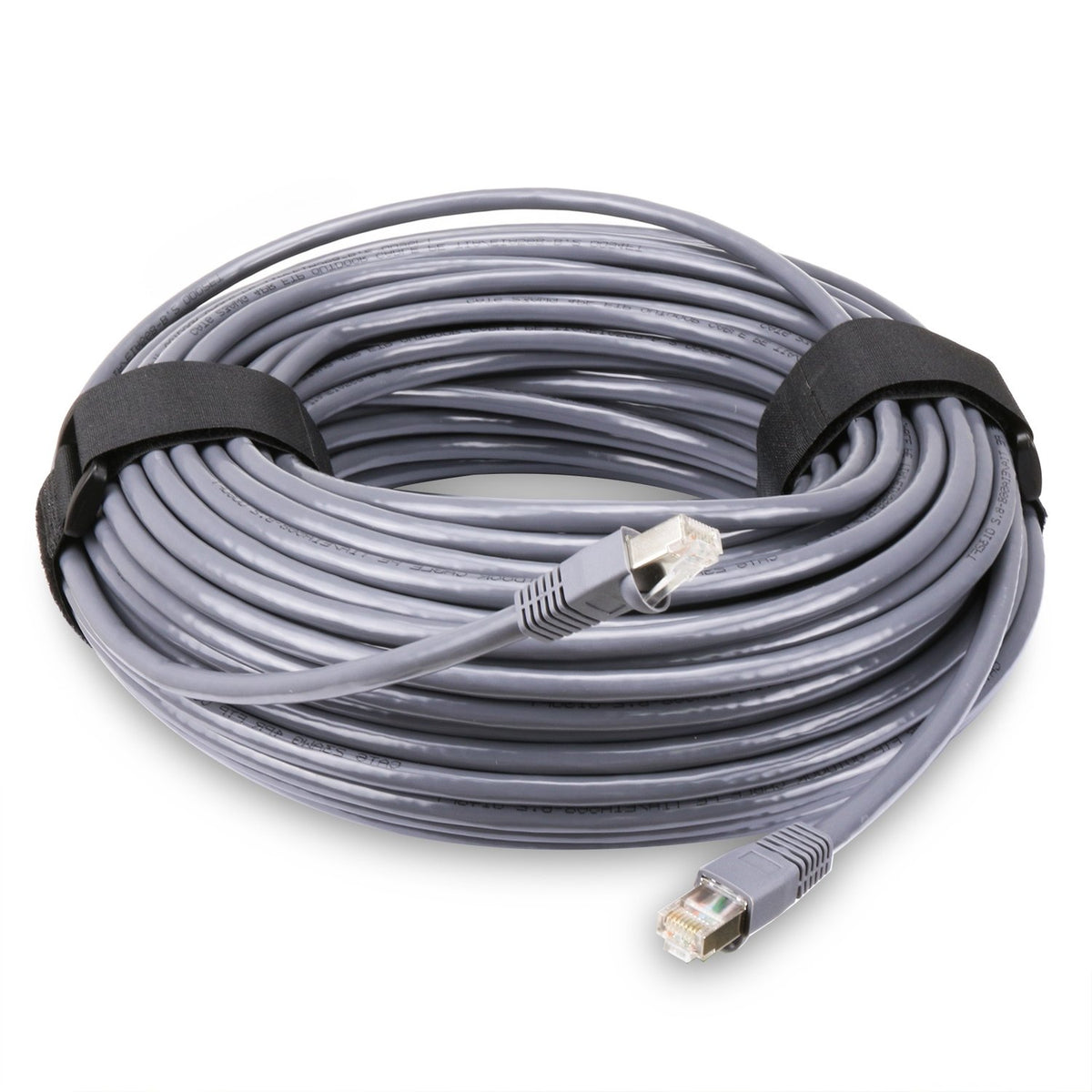 Outdoor Shielded Cat6 Cable 100ft Waterproof UV Resistant Gold Plated RJ45 Connector J3423