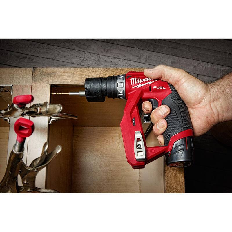 12V Lithium-Ion Brushless Cordless 4-in-1 Interchangeable 3/8 in. Drill Driver Kit with Right Angle Drill T877066