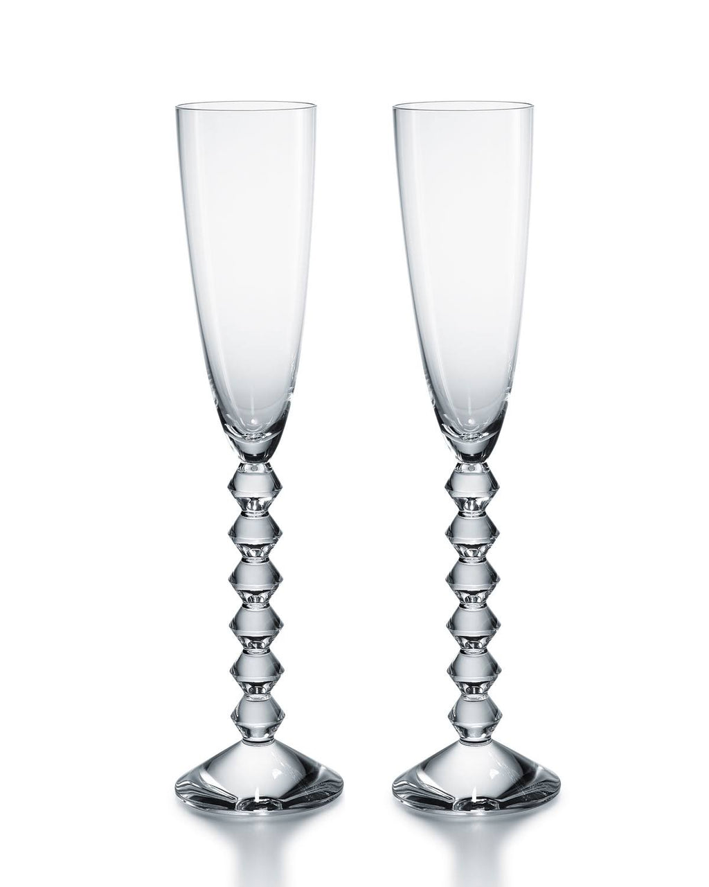 Clear Flute Set of 2 F1522