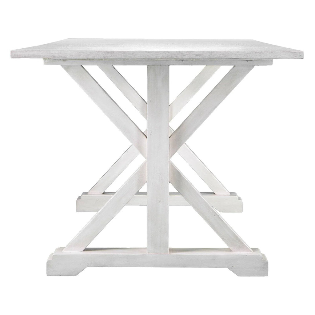 Farmhouse Dining Table in White G3809