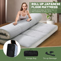 Japanese Floor Futon Mattress, Foldable Roll Up Sleeping Pad J465635